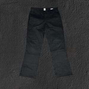 Black gap essential straight fit khaki chino pants